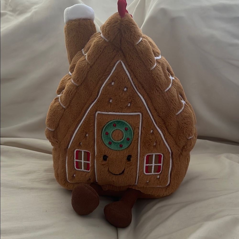 Jellycat Gingerbread House Plush Toy